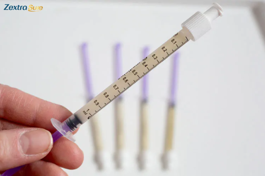Colostrum can be stored in the fridge at 0-4°C